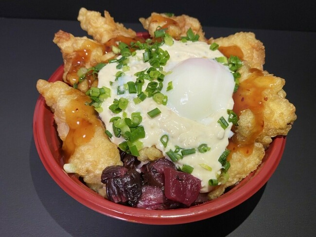 とり天丼　南蛮風タルタル