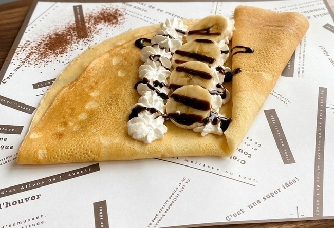 チョコバナナクレープ