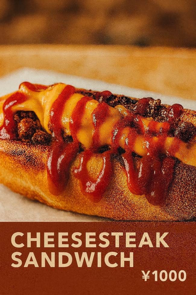 チーズステーキサンド