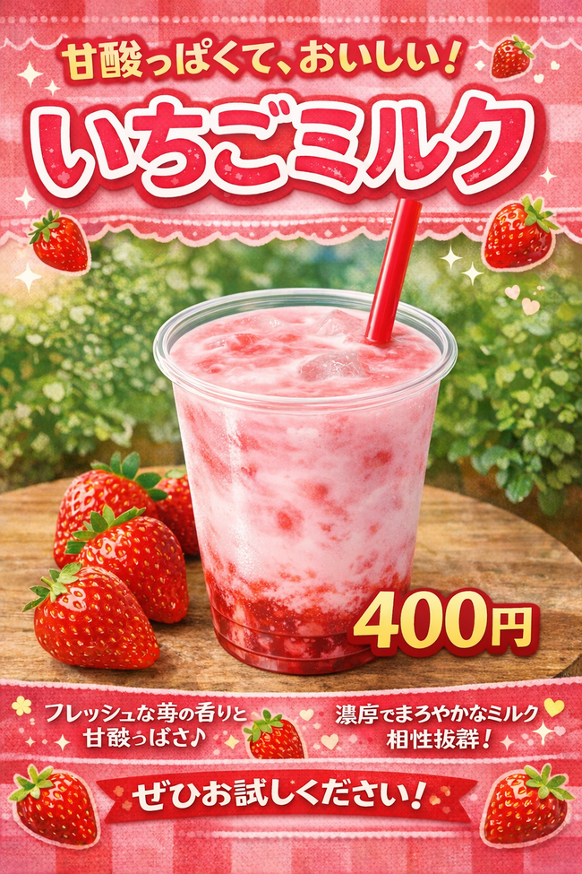 いちごミルク