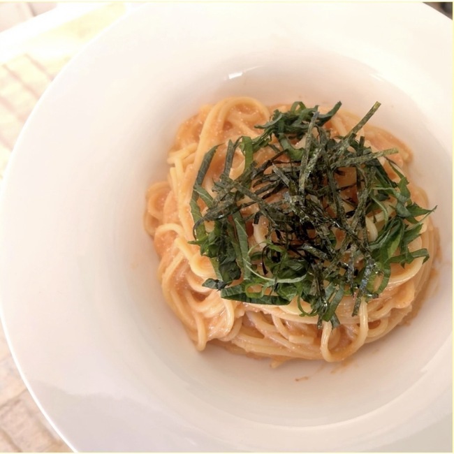 明太子クリームパスタ