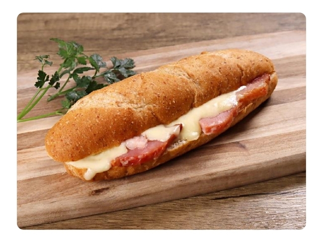 バケットサンドハムチーズ