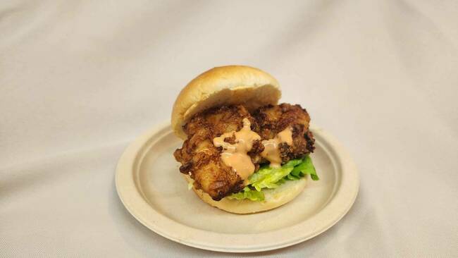 から揚げバーガー