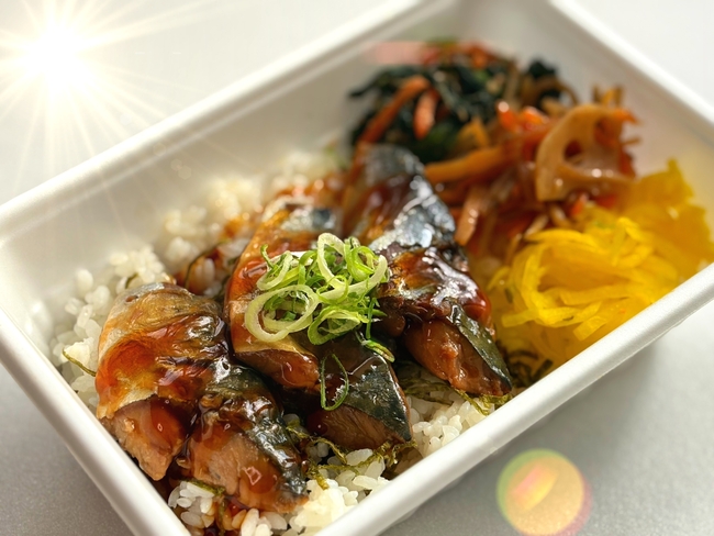 サバの照り焼き丼