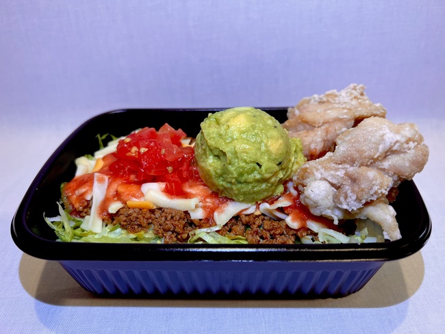 唐揚げアボカドタコライス