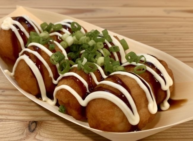 たこ焼きしょうゆねぎマヨ