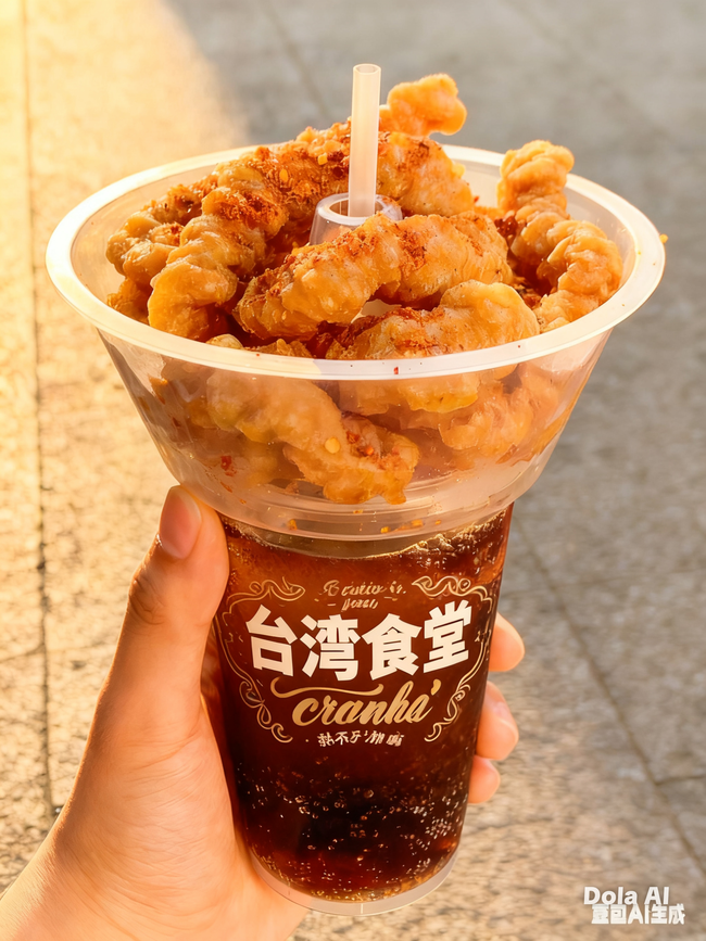 台湾風一口唐揚げとドリンクセット