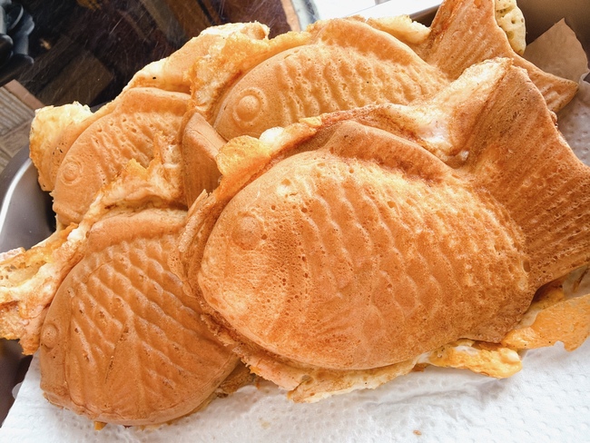 ベーコンエッグたい焼き
