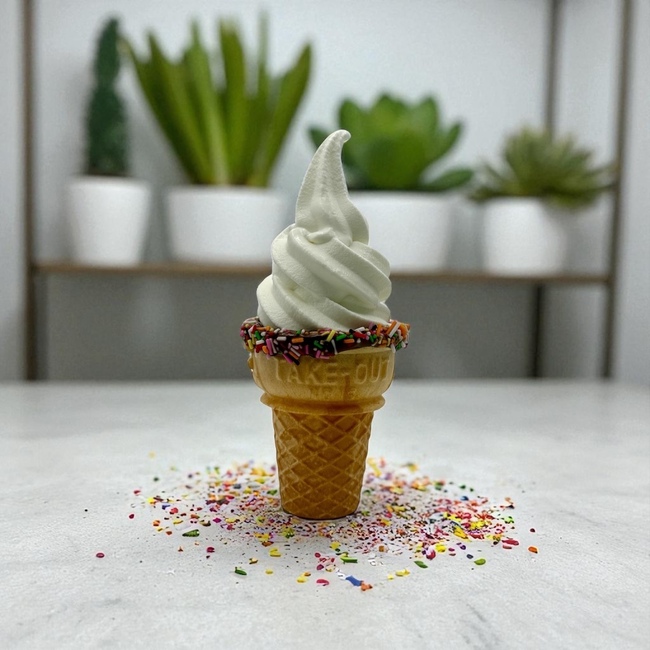 ソフトクリーム（コーンチョコスプレー）