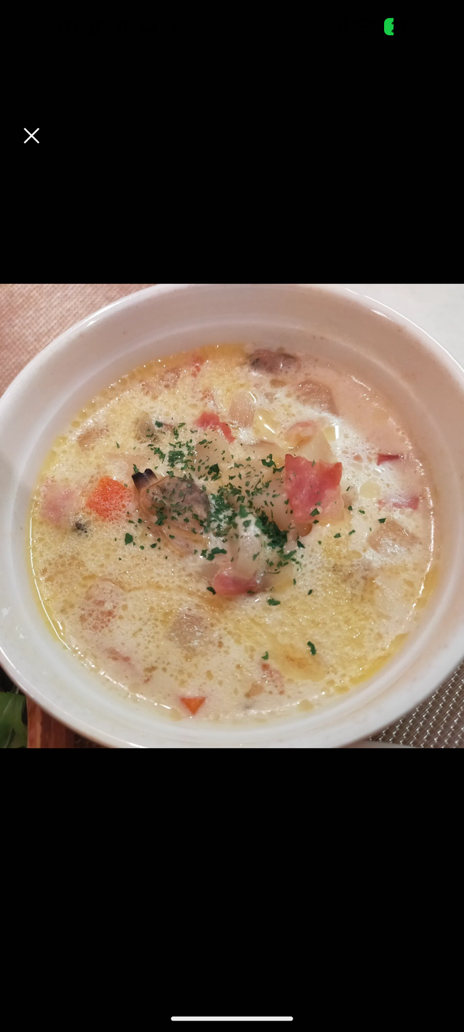 濃厚クラムチャウダー