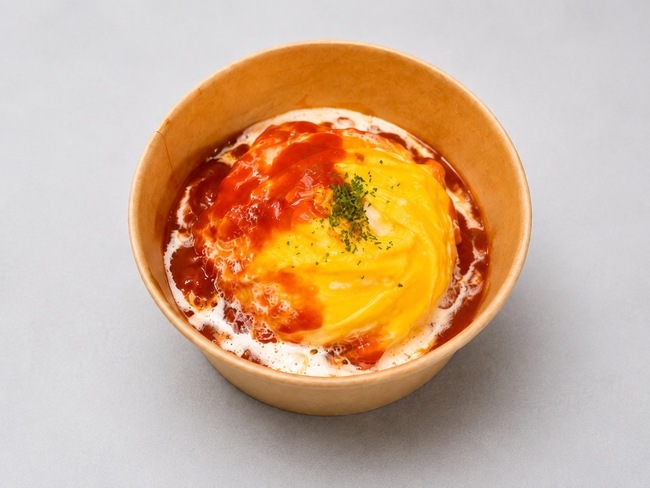 トマトクリームオムライス