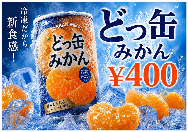 どっ缶みかん¥400
