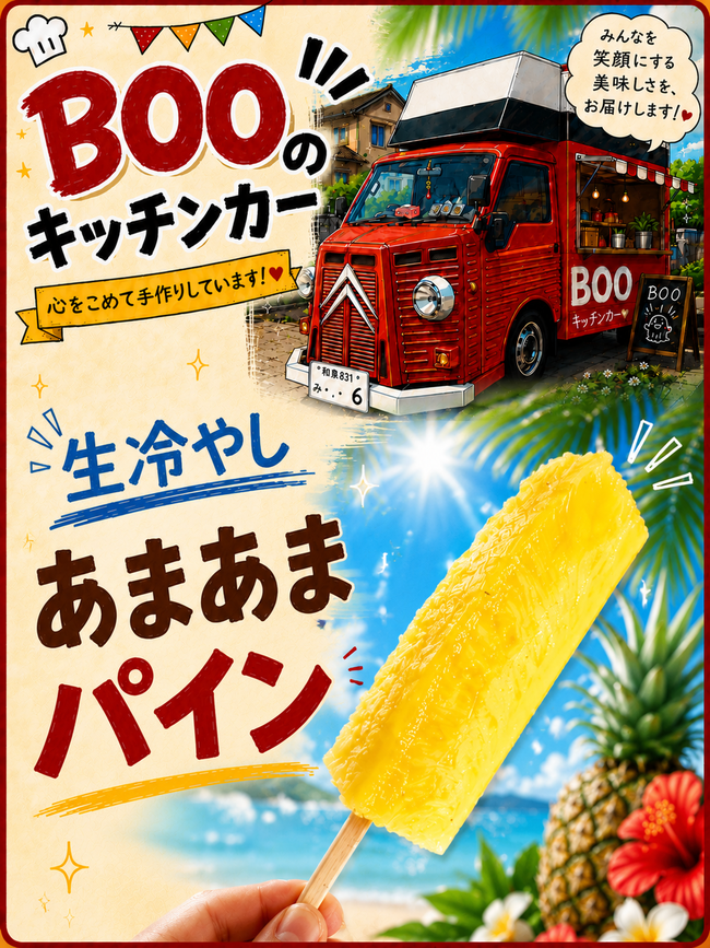 串刺しパイン