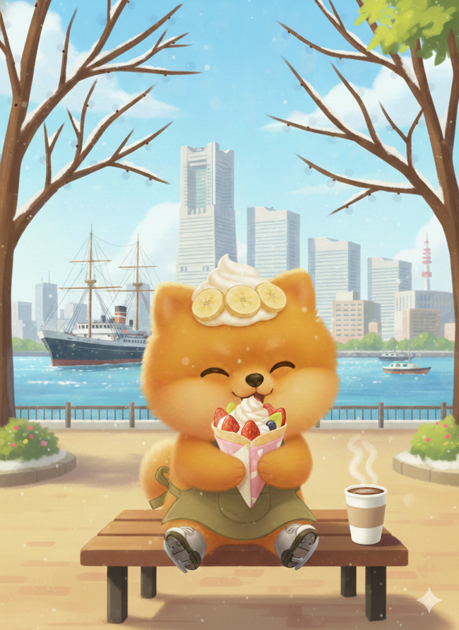 みかんクレープ