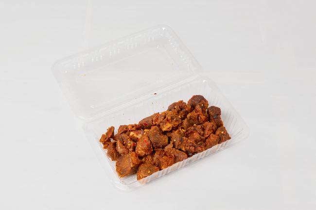 Spicy fried Goat Meat 