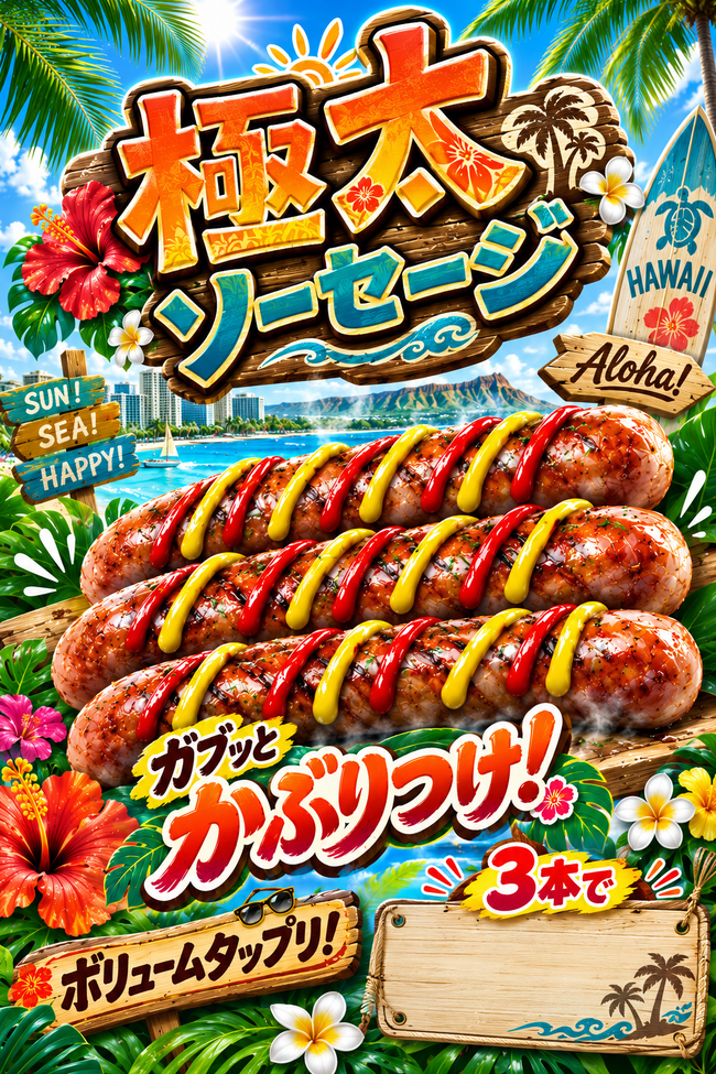 極太ソーセージ