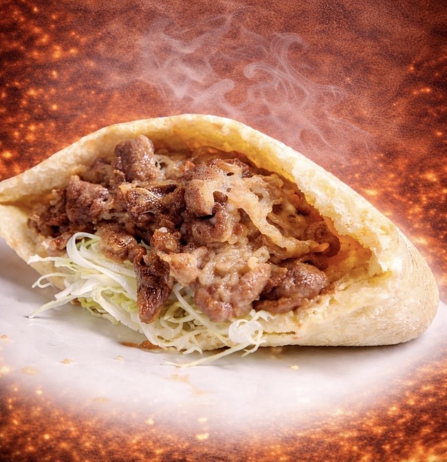 牛カルビ焼肉サンド