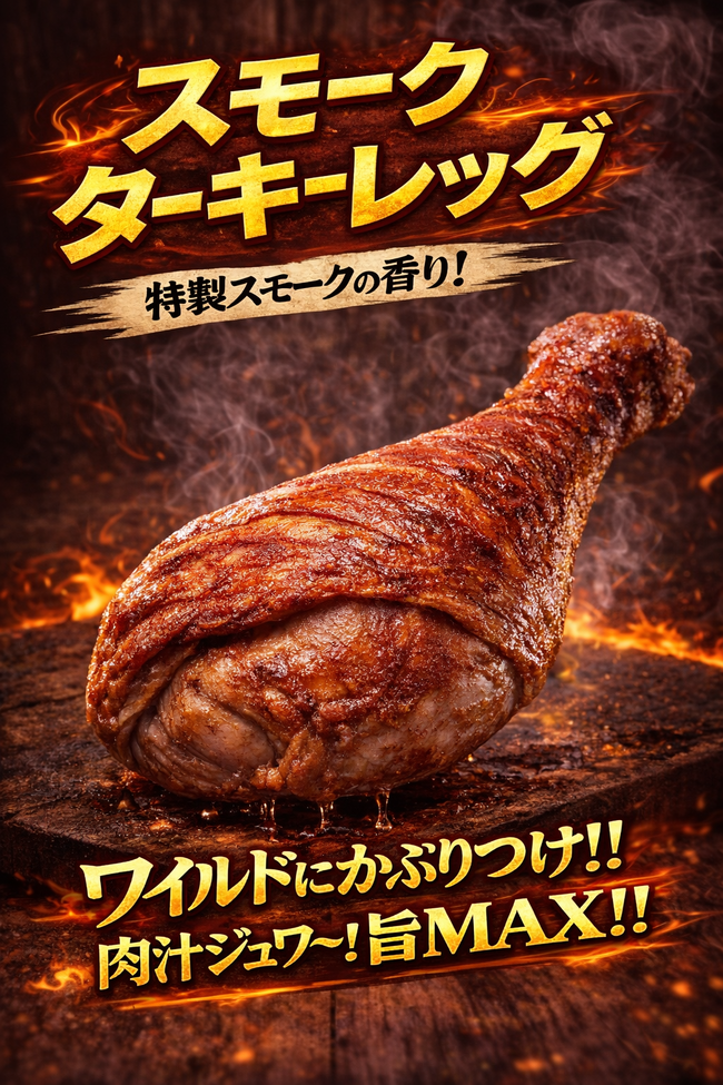 スモークターキーレッグ