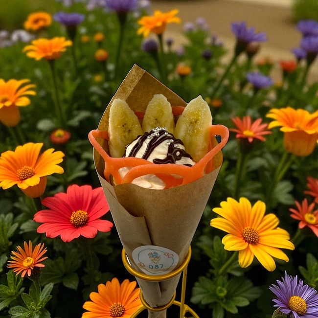 チョコバナナクレープ
