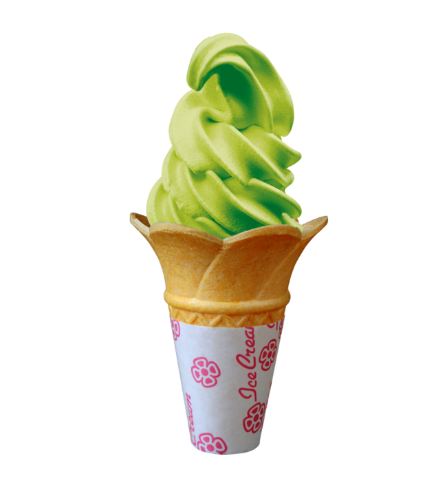 プレミアム宇治抹茶ソフト