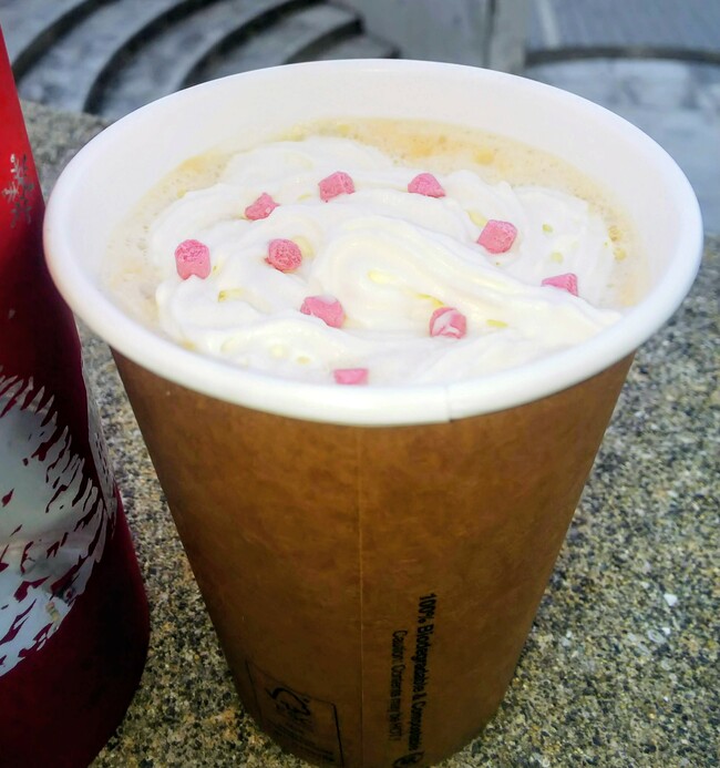 ホワイトキャラメル&チョコレートラテ