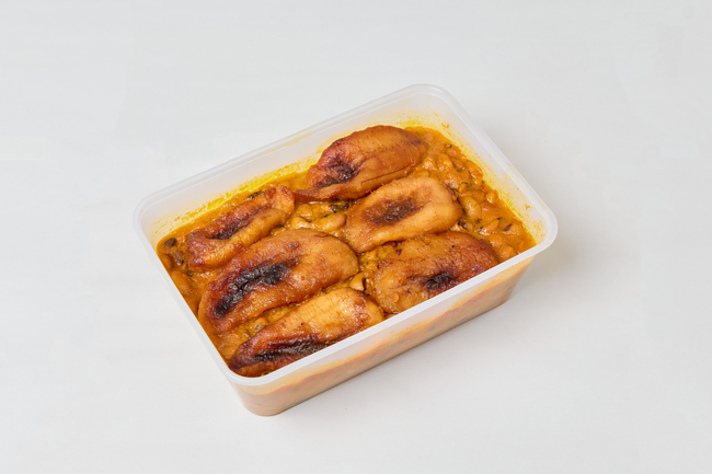 Beans and Ripped Fried Plantain 