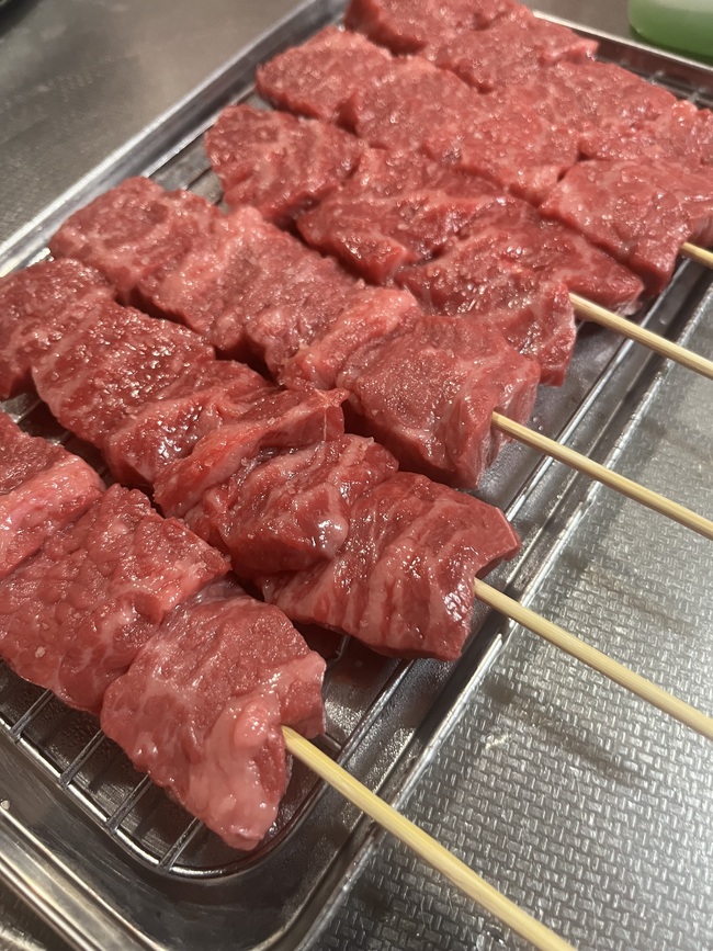 愛知県産知多牛赤身ステーキ串