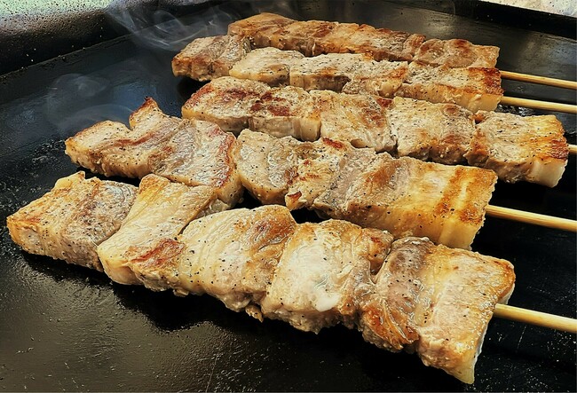豚バラ串焼き