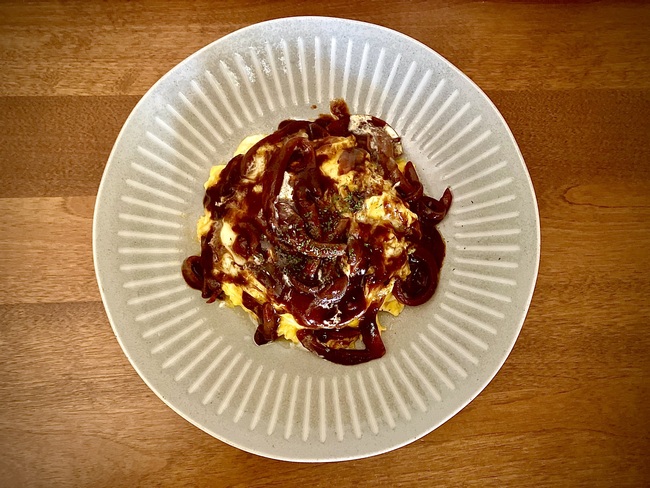 きのこのデミグラスソース (E)