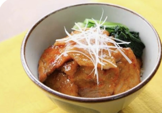 豚角煮丼