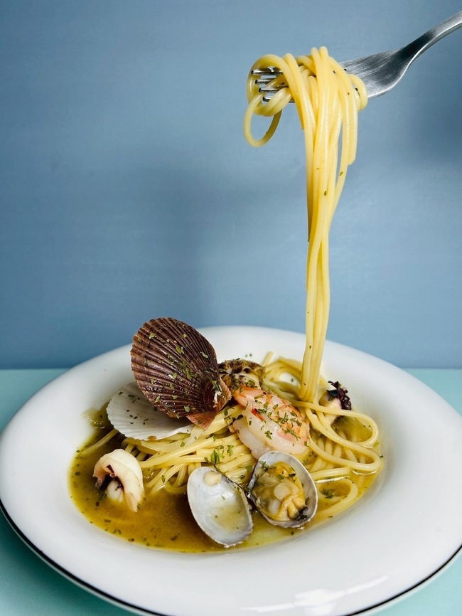 パスタ　シーフードパスタ