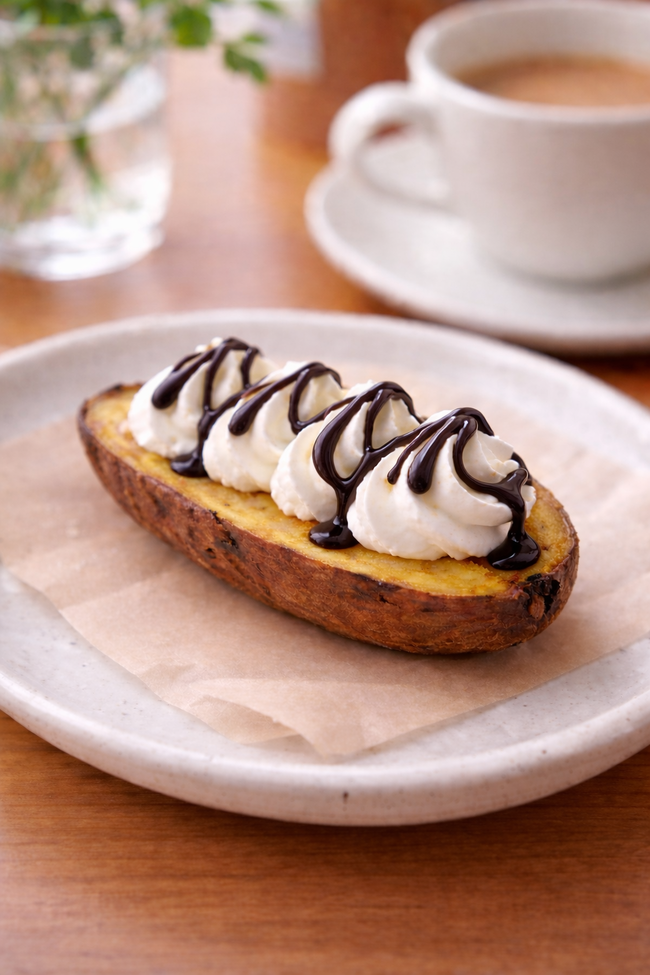 ふわホイップ焼いも チョコレートソース