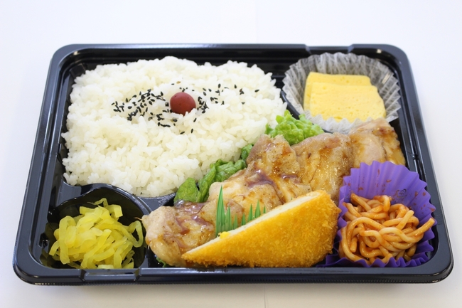 日替わり弁当３種例､醤油ガーリック　チキン弁当