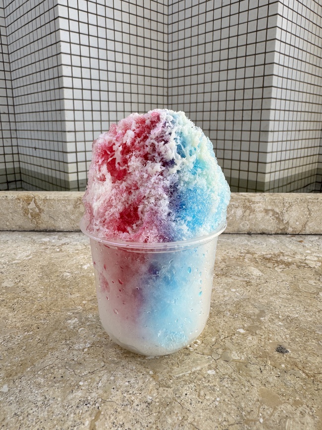 2種のふわふわかき氷