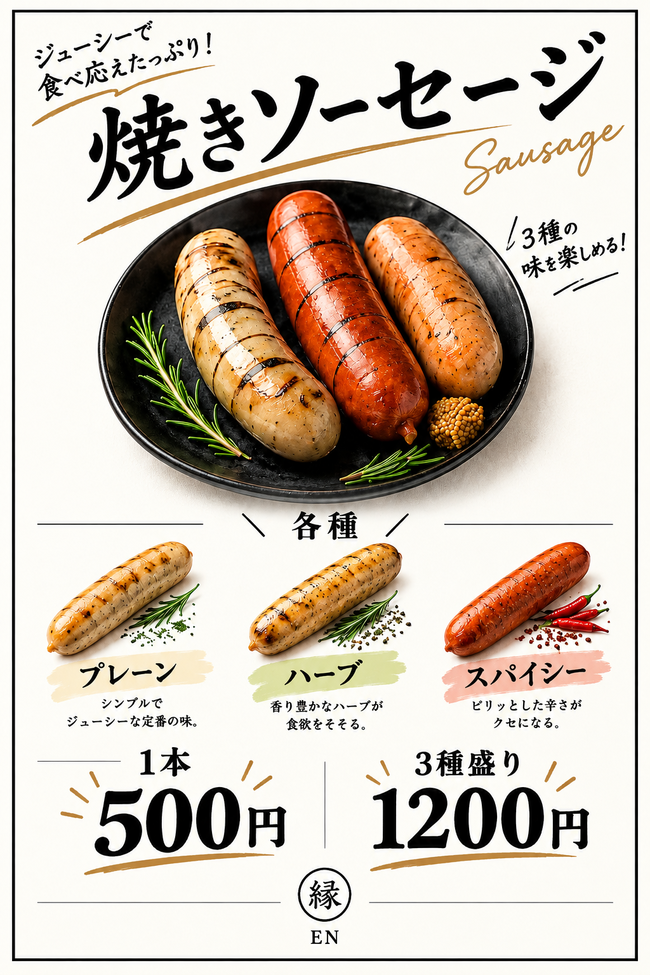 焼きソーセージ