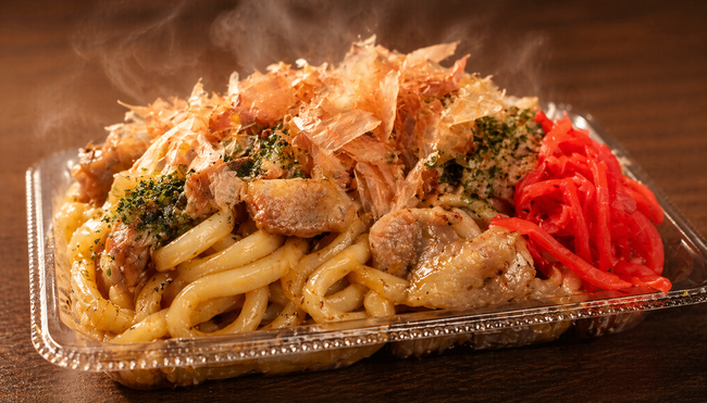ホルモン焼きうどん