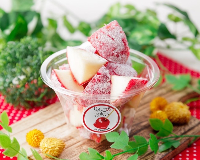 〈カット〉ホワイトチョコレートりんご飴