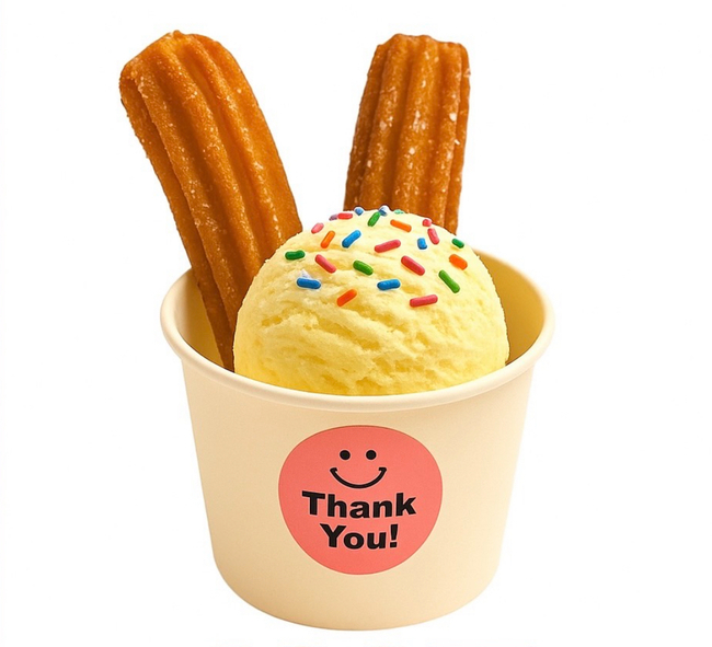 チュロスアイス