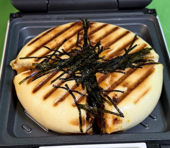 焼き豚まん ラー油＆のり