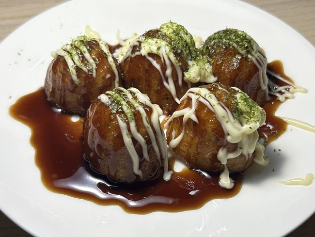 揚げたこ焼き(ソースマヨ)