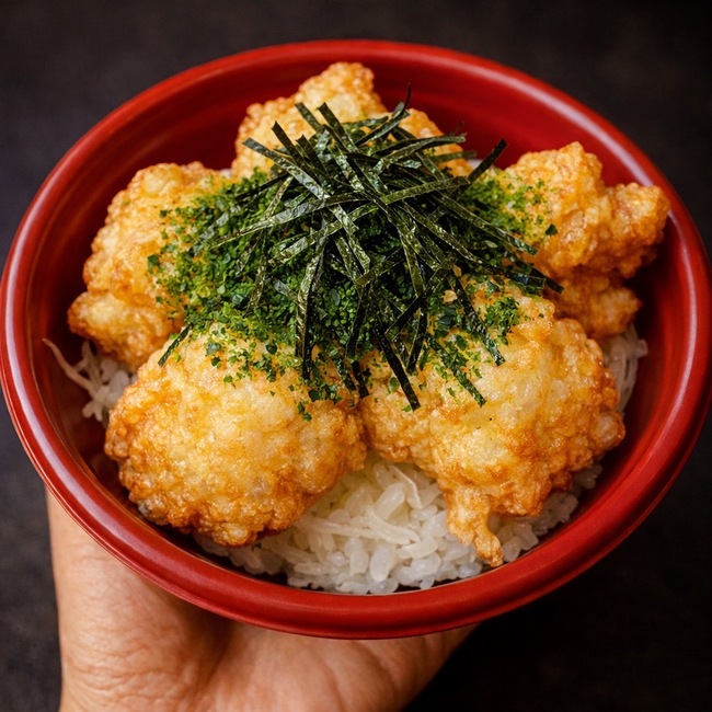 和風とり天丼