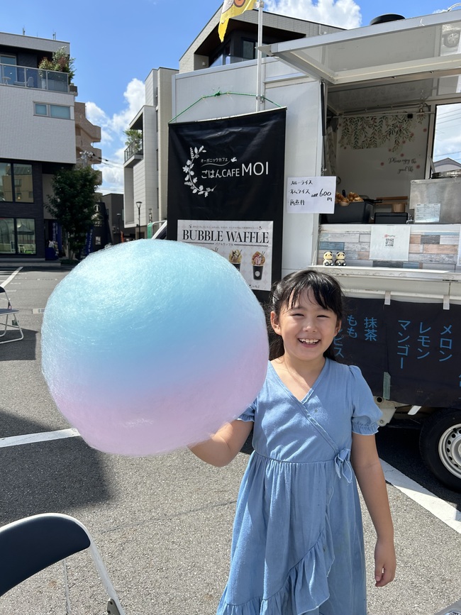 カラー綿飴