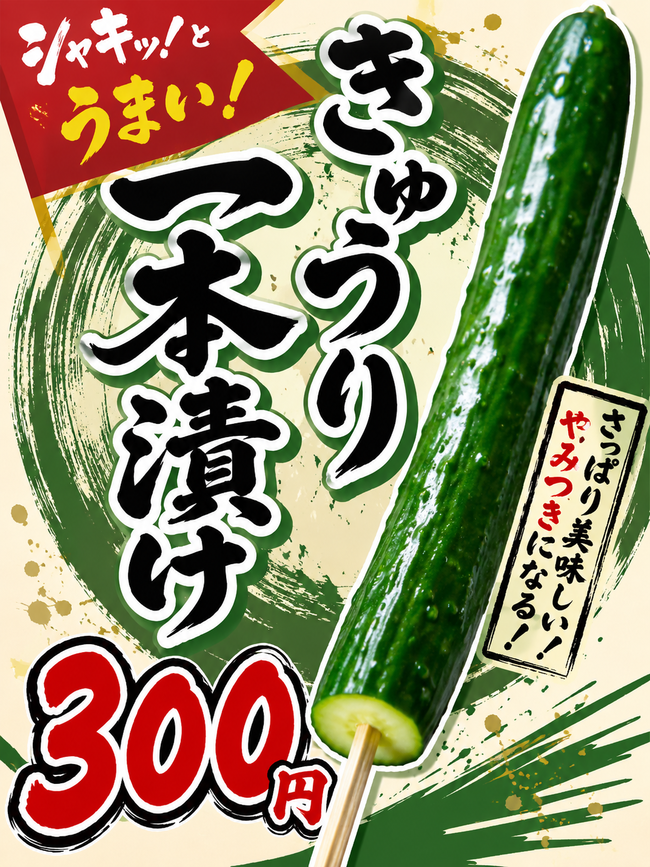 きゅうり一本漬け