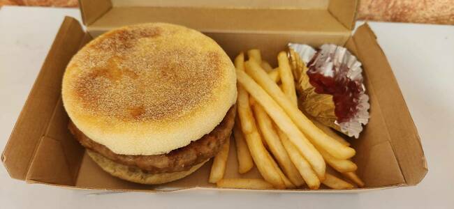 バーガーのドリンクセット