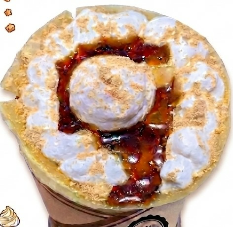 黒蜜きな粉クレープ