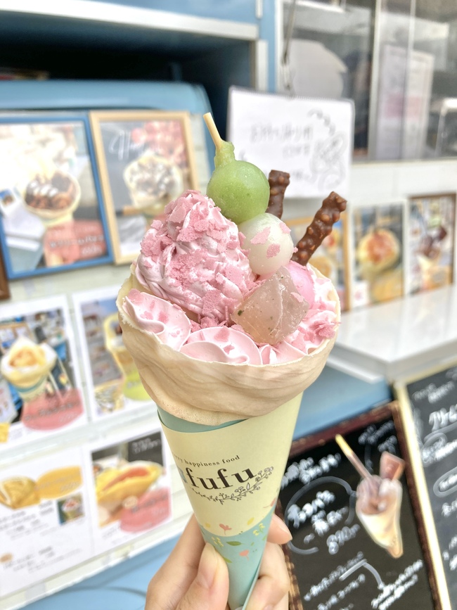 季節のクレープ