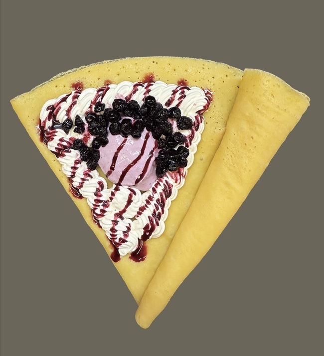 ブルーベリークリームチーズ生クリーム