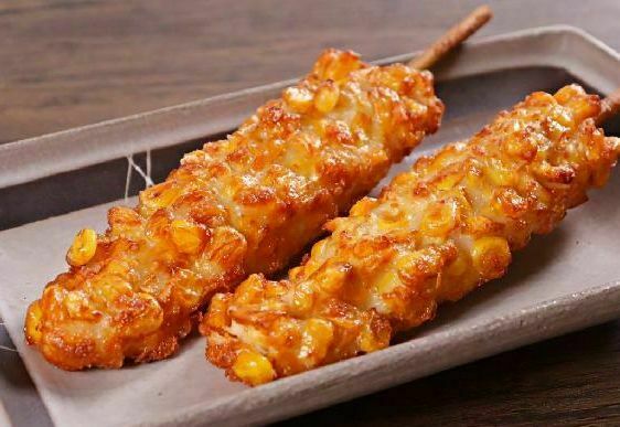 香ばし醤油のとうもろこし天串