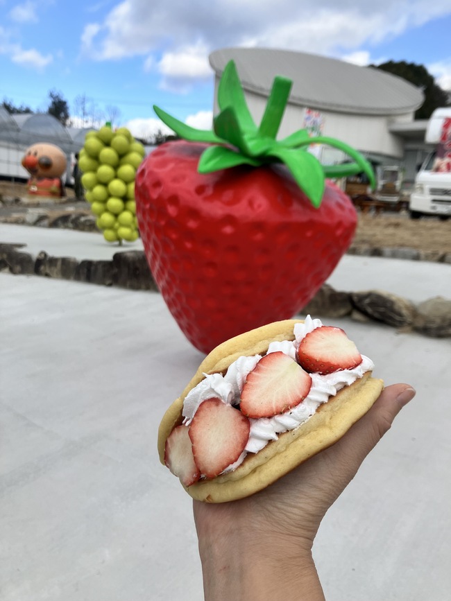 どら焼きいちごサンド