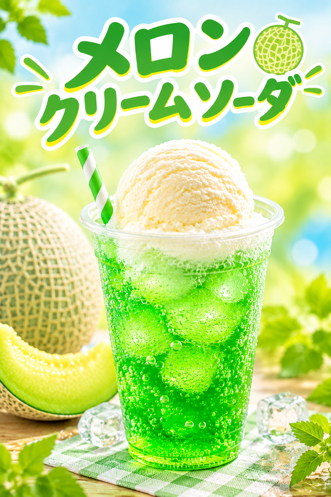 メロンクリームソーダ